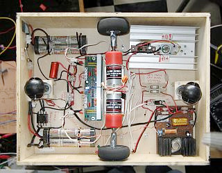 De onderkant van de robot